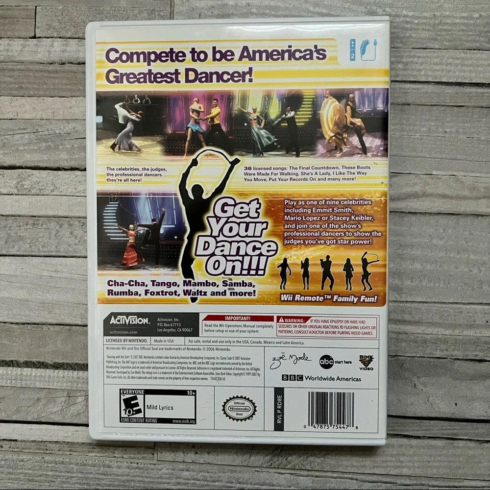 🎮 Dancing with the Stars for Nintendo Wii